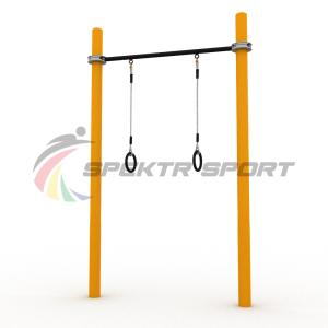 Купить Турник классический для занятий Воркаут с кольцами SP WRK-07 + Rings_76mm в Инсаре 