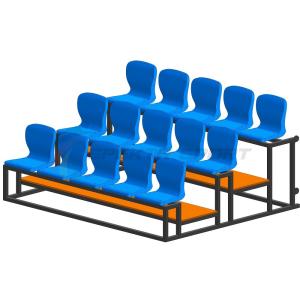 Купить Трибуна мобильная 3 ряда сиденья пластиковые на 15 мест в Инсаре 